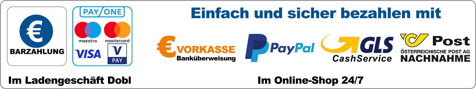 Einfach und sicher bezahlen im D-M-T Modellsport-Onlineshop Einfach und sicher bezahlen mit SOFORT-Überweisung, PayPal, MasterCard, VISA, American Express, Discover, Nachnahme, Banküberweisung oder Zahlung bei Abholung im D-M-T Modellsport-Onlineshop